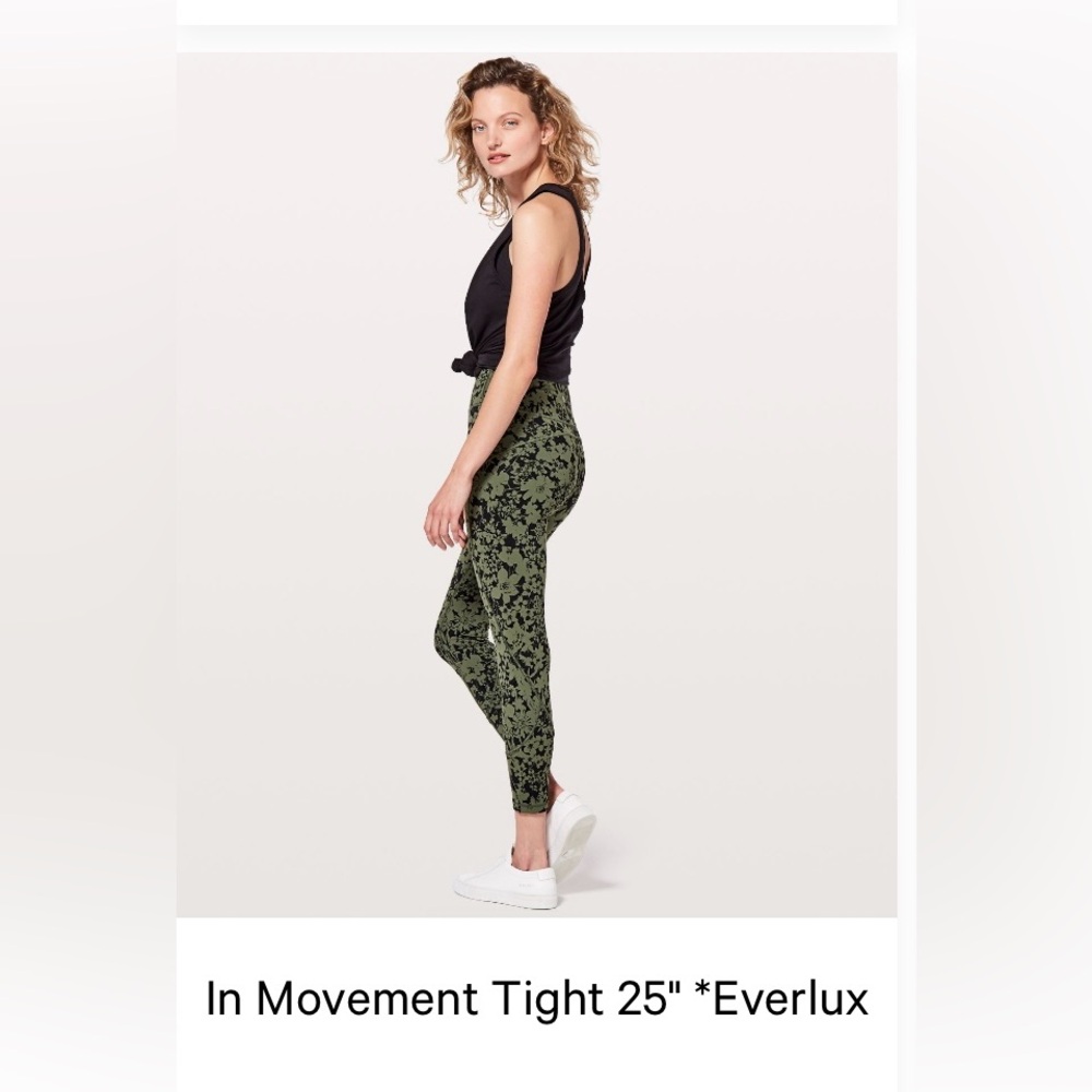 Lululemon In Movement Everlux leggings size 10
